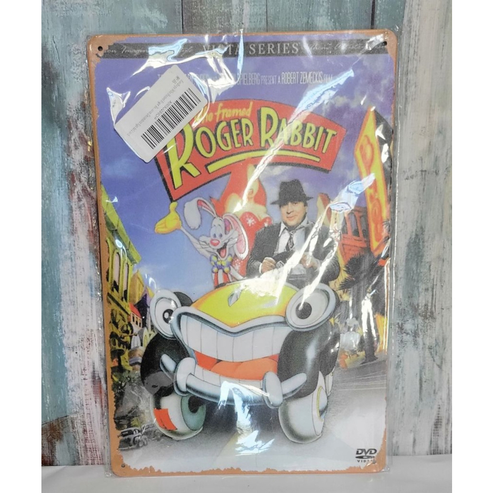 Who Framed Roger Rabbit Movie Tin Sign 8 x 12